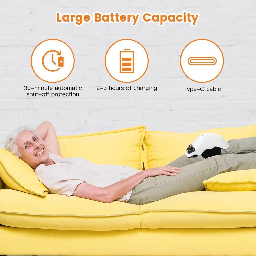 KOMPREFIT HEAT: BEZDRÁTOVÝ MASÁŽNÍ PŘÍSTROJ NA KOLENA